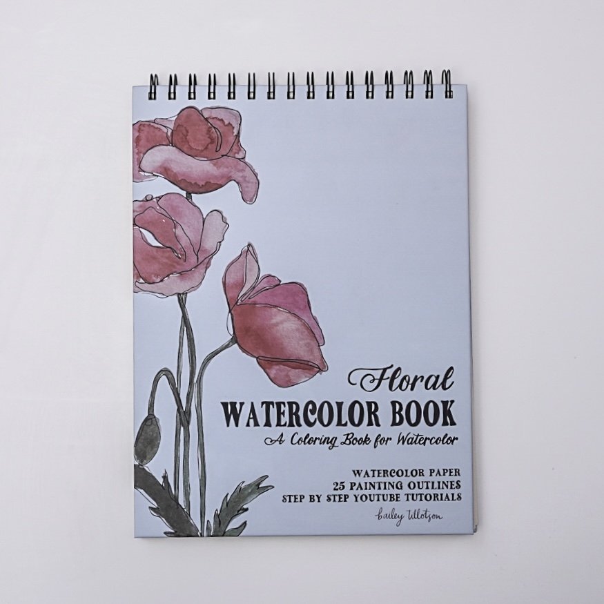 Floral Watercoloring Book — Kreative Haven